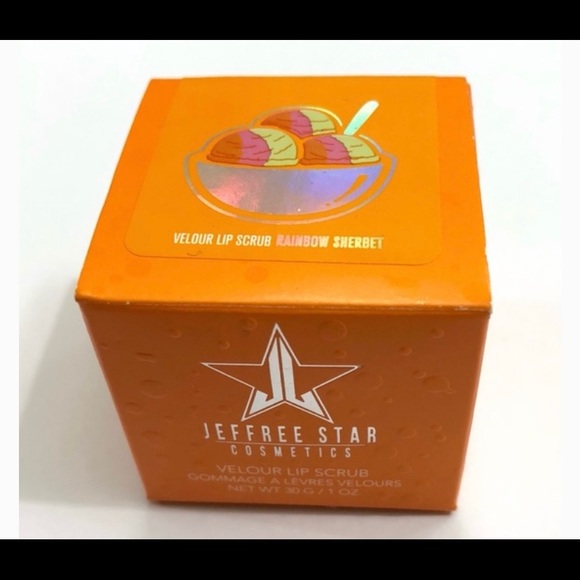 🌈NWT HP RAINBOW SHERBET” VELOUR LIP SCRUB, FROM 2018 SUMMER COLLECTION . JS🌈 - Picture 8 of 16